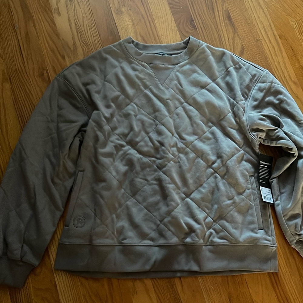 Backcountry quilted crew sweatshirt